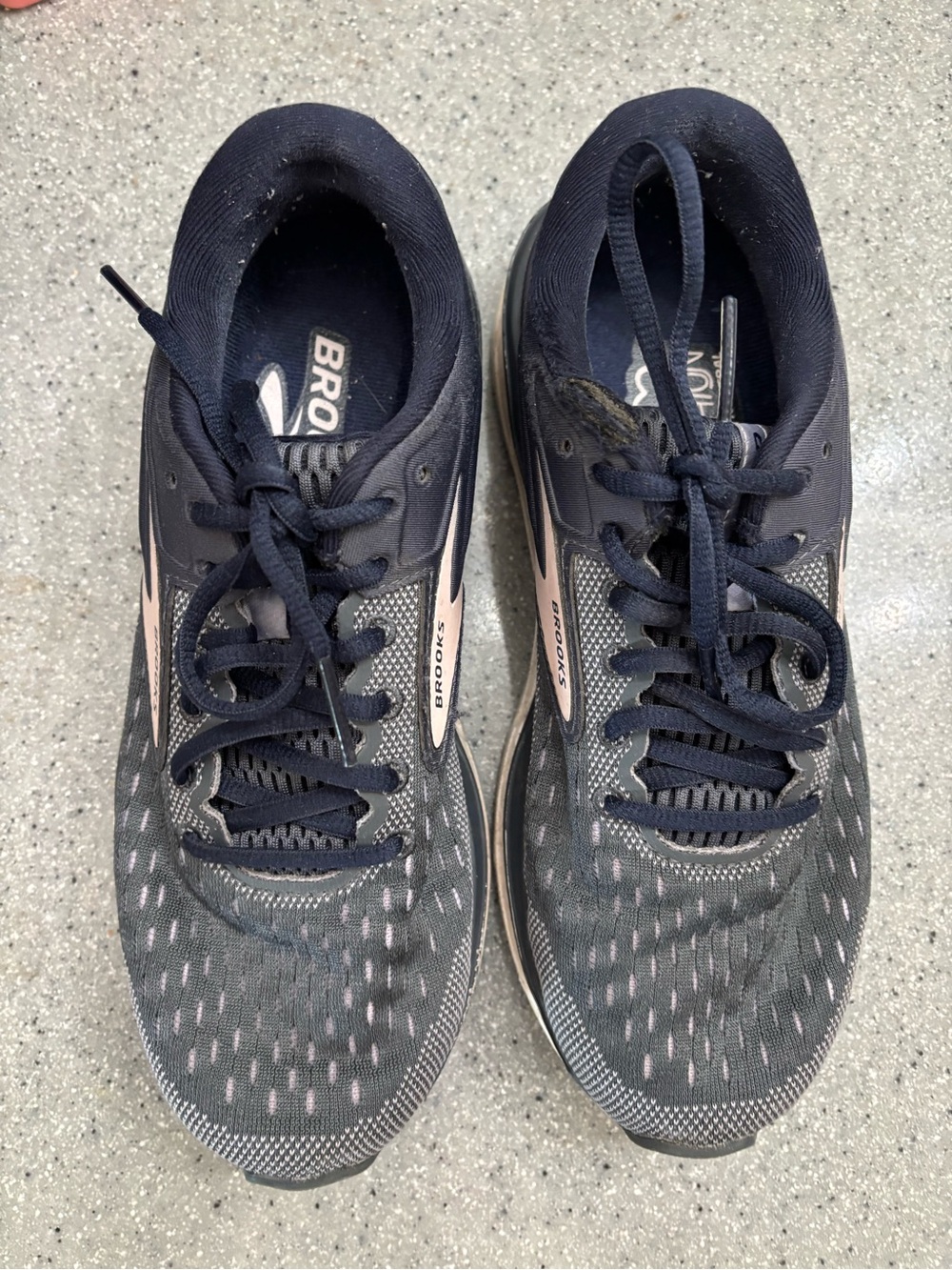 Brooks Women’s Navy and Pink Running Shoes